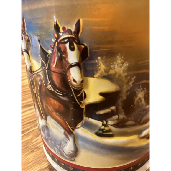 Budweiser Guiding The Way Home 7” Stein Lighthouse Christmas Vintage 2002 EXC!!! - Picture 7 of 10